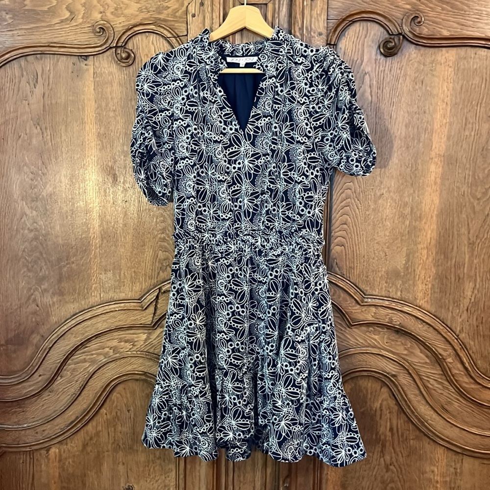 JOY JOY MARITIME ELEGANCE EMBROIDERED DRESS - Picture 6 of 15
